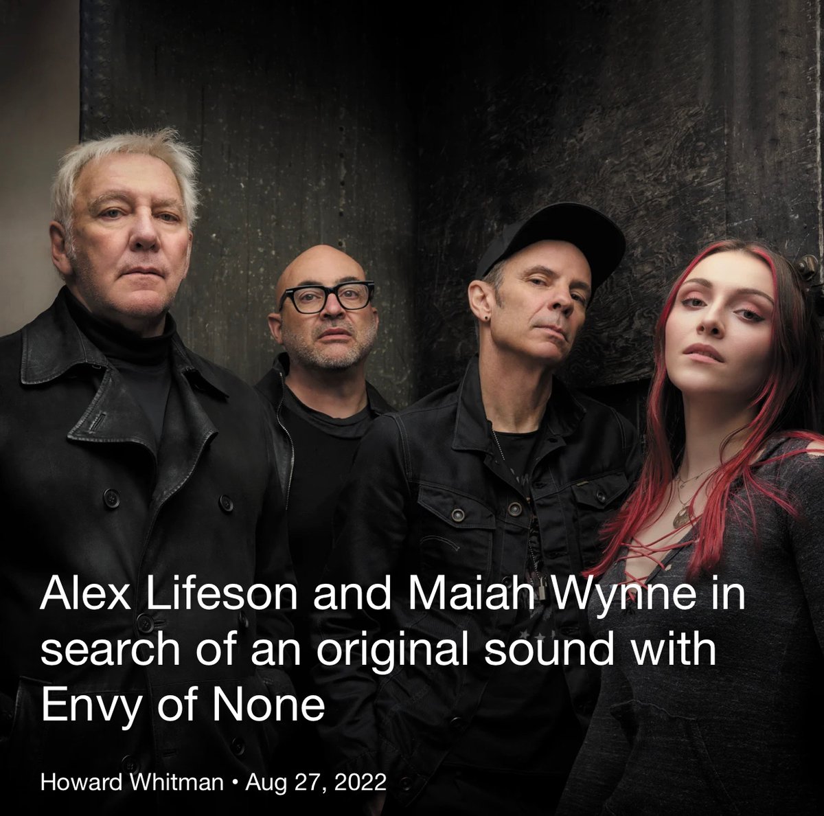 Thank you to @goldminemagazine for chatting with us!

Clickhere to read the full interview goldminemag.com/interviews/ale…

@envyofnone_

#envyofnone #eon