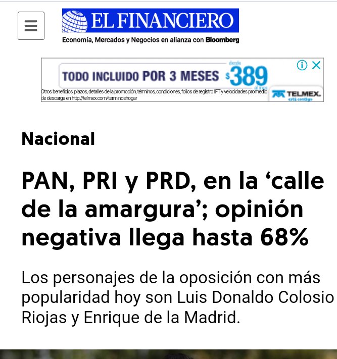 pacocruzjimenez's tweet photo. Trío letal... hasta El Financiero sabe que Alito, Marko y Jesús están por la calle de la amargura, matando a sus partidos... https://t.co/sQYxmXWeyi