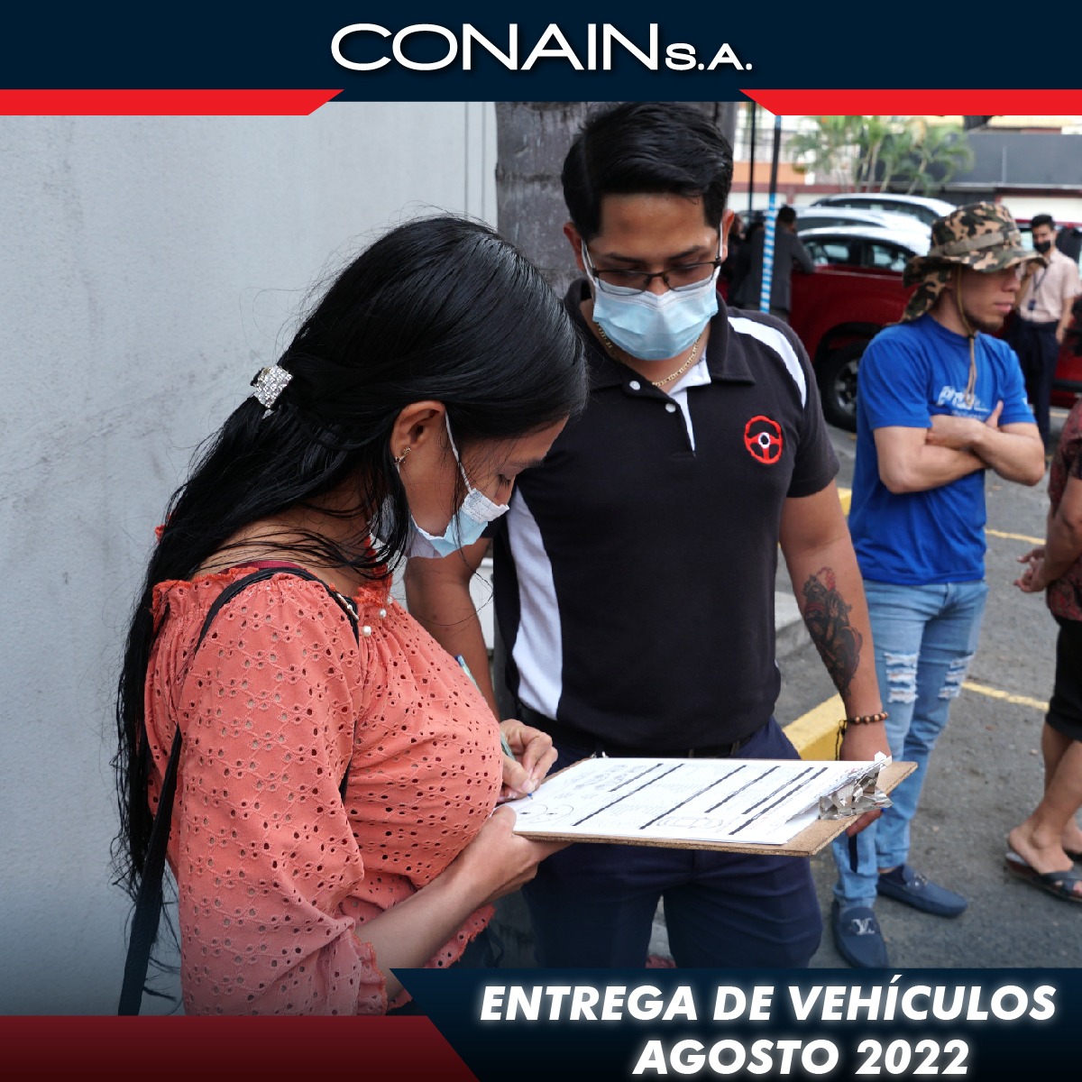 ConainSA's tweet photo. El día viernes 26 de Agosto se realizó nuestra entrega de vehículos a nuestros adjudicados, donde junto a nuestros clientes que confiaron en CONAIN nos contaron sus experiencias planificando su auto y ahora vivirán nuevas experiencias junto a sus familias.
#vehículos #Guayaquil https://t.co/s90IhepPtt