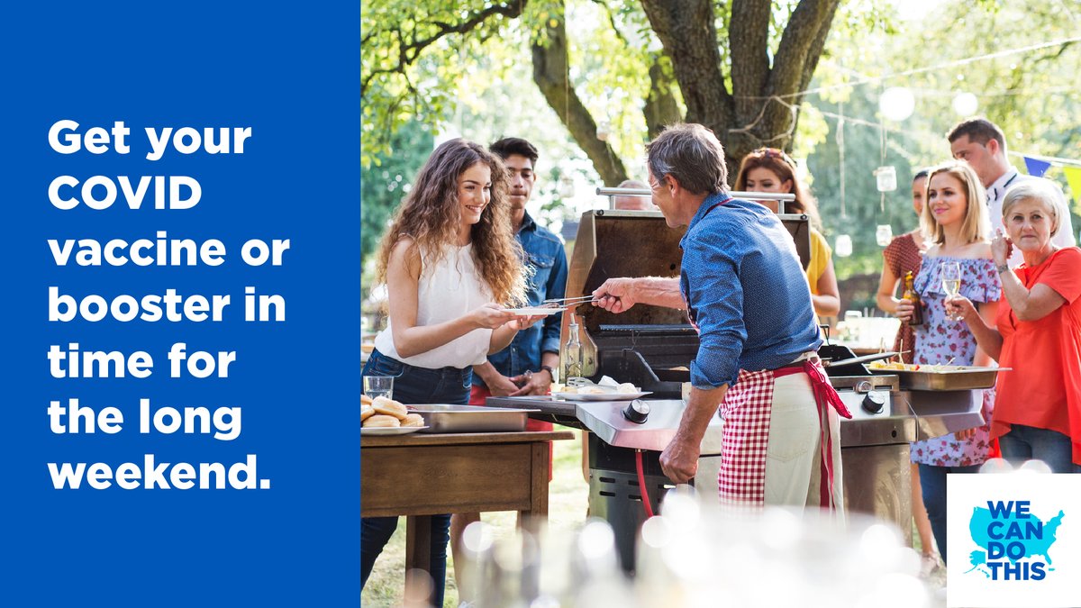 HHS.gov on Twitter "Get your COVID vaccine or booster before the long weekend. Schedule your