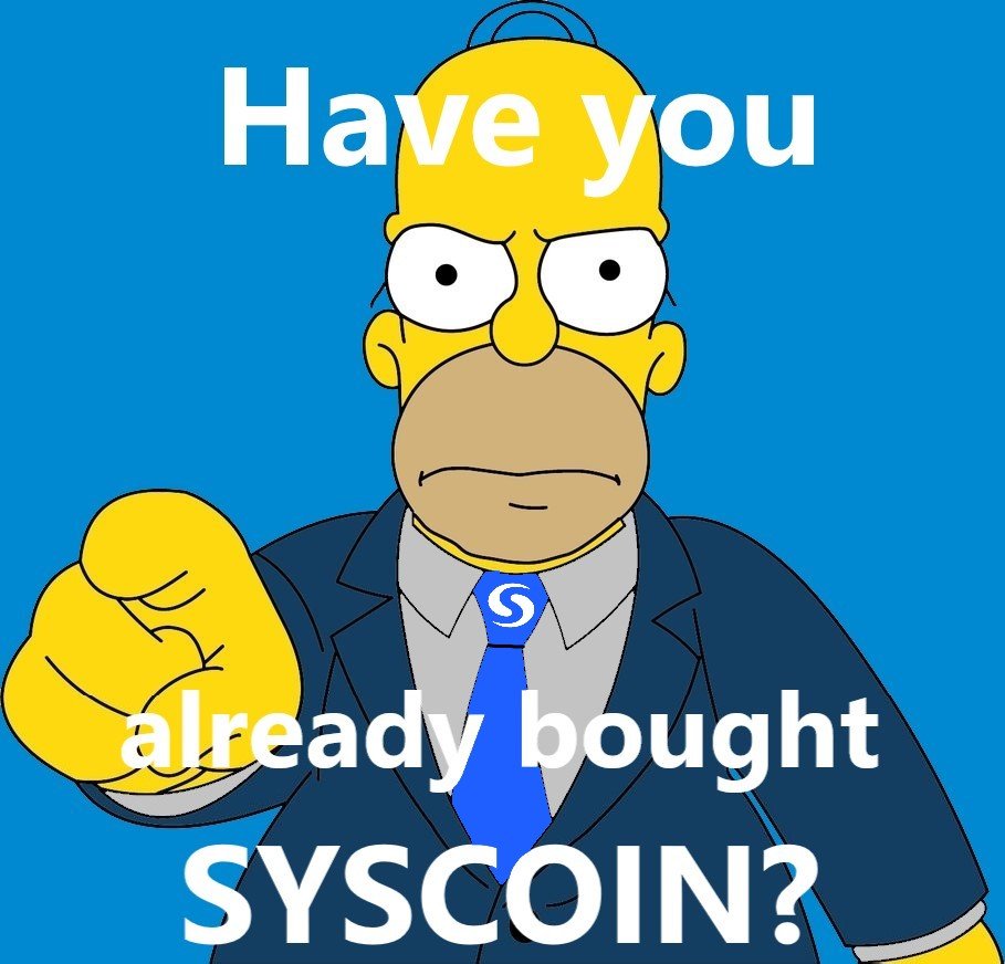 👍 Like &amp; retweet if you have bought $SYS 💸 #SYS #SYSCOIN