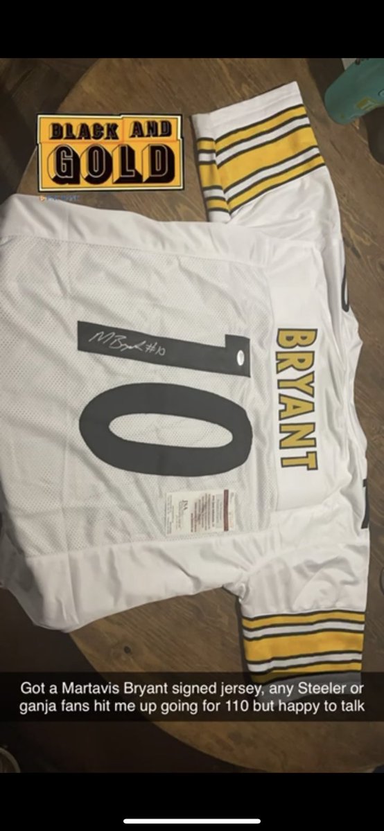 XFactorSports2's tweet photo. AUTOGRAPHED Martavis Bryant jersey going for $110. DM if interested https://t.co/ZV1kxMHgtD