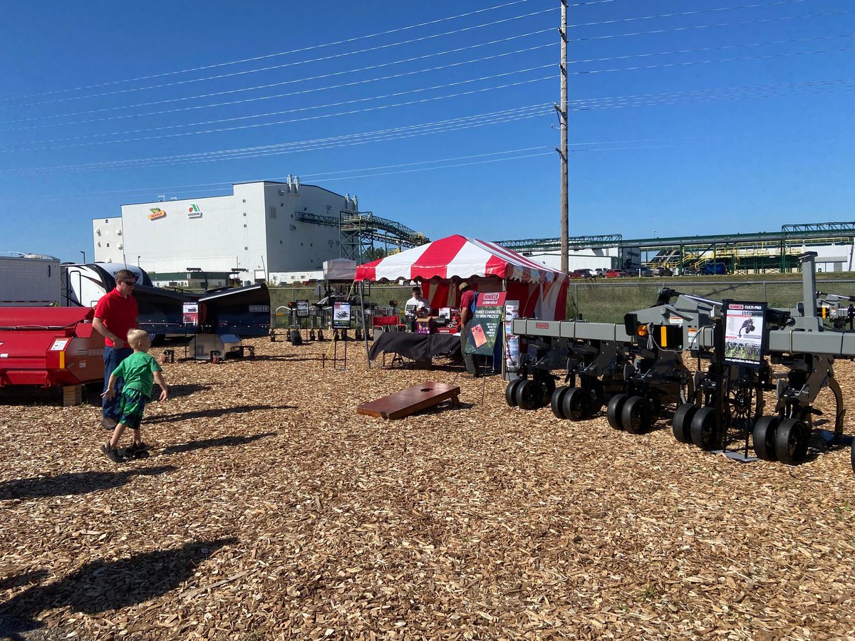 Farm Progress is off to a great start! Stop by our booth (#133 in the Southwest Quadrant) to see our equipment in person, and even play a game of corn hole for prizes!