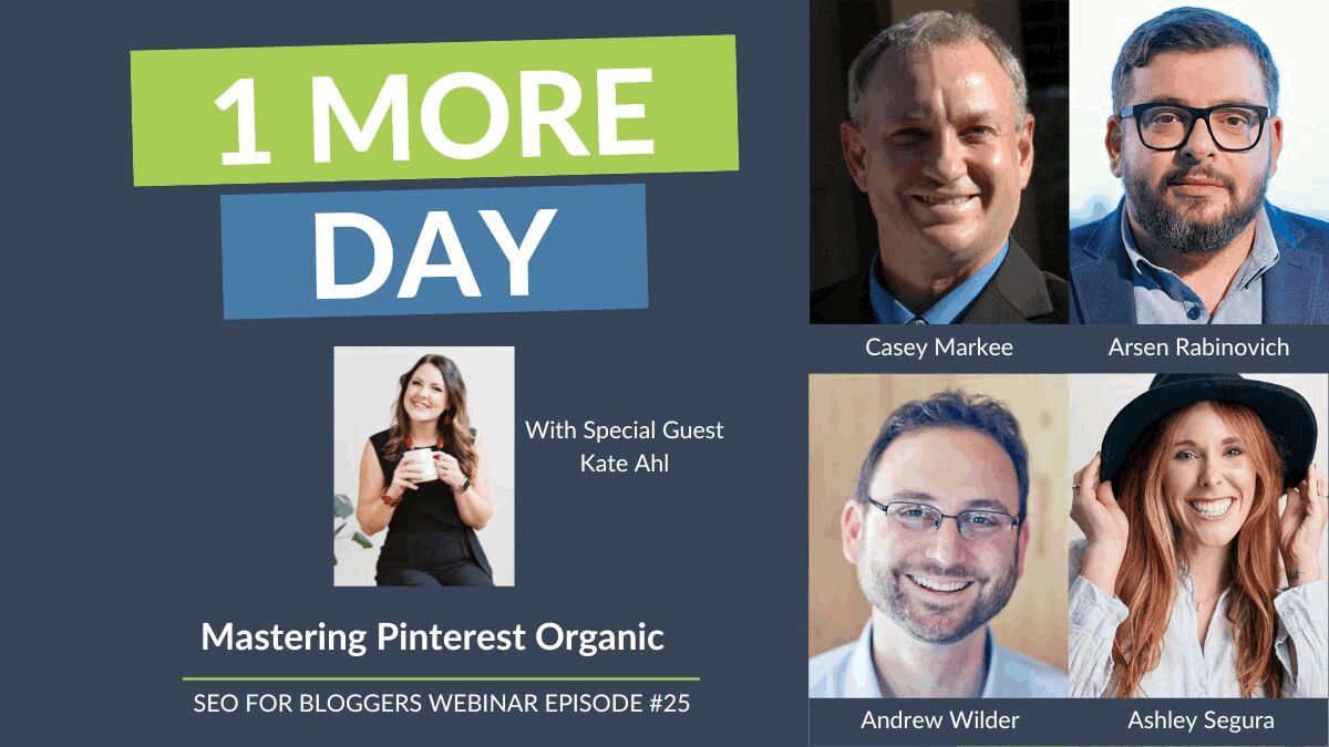 ✨TOMORROW! Learn how to utilize keyword research to optimize your pins and help make #Pinterest a top referral source to your blog once again. 📈

Register for tomorrow's #SEOForBloggers webinar here:
bit.ly/3bZf0xm