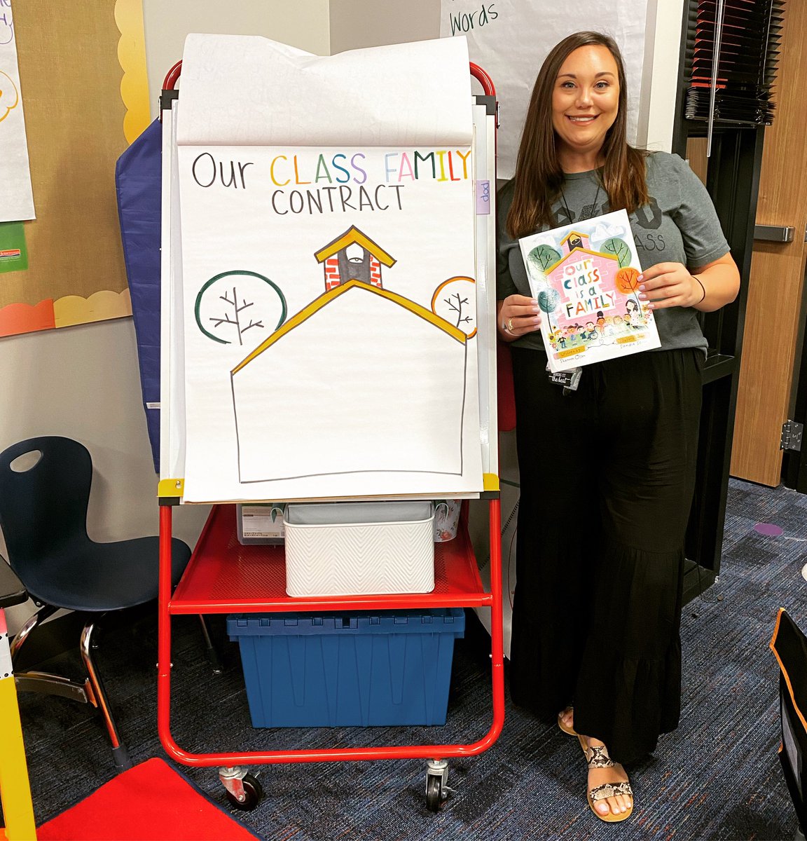 MsMungavin's tweet photo. We’re going to create our #socialcontract today to build social norms for our classroom! Thanks for this sweet idea @teach4thestars @ckhflippengroup  @cfisdowens https://t.co/ewAoYDBjCz