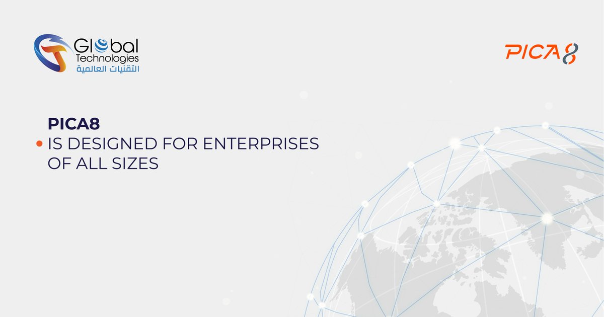 technologies_gt's tweet photo. Pica8, Inc. is a comprehensive network operating system that enables non-disruptive control, in-depth and dynamic traffic monitoring, and real-time threat mitigation and GT has proudly partnered with it.
Contact us NOW:info@gt-ict.com 
#GlobalTechnologies #SaudiArabia #Riyadh https://t.co/T1xIuf5wNX