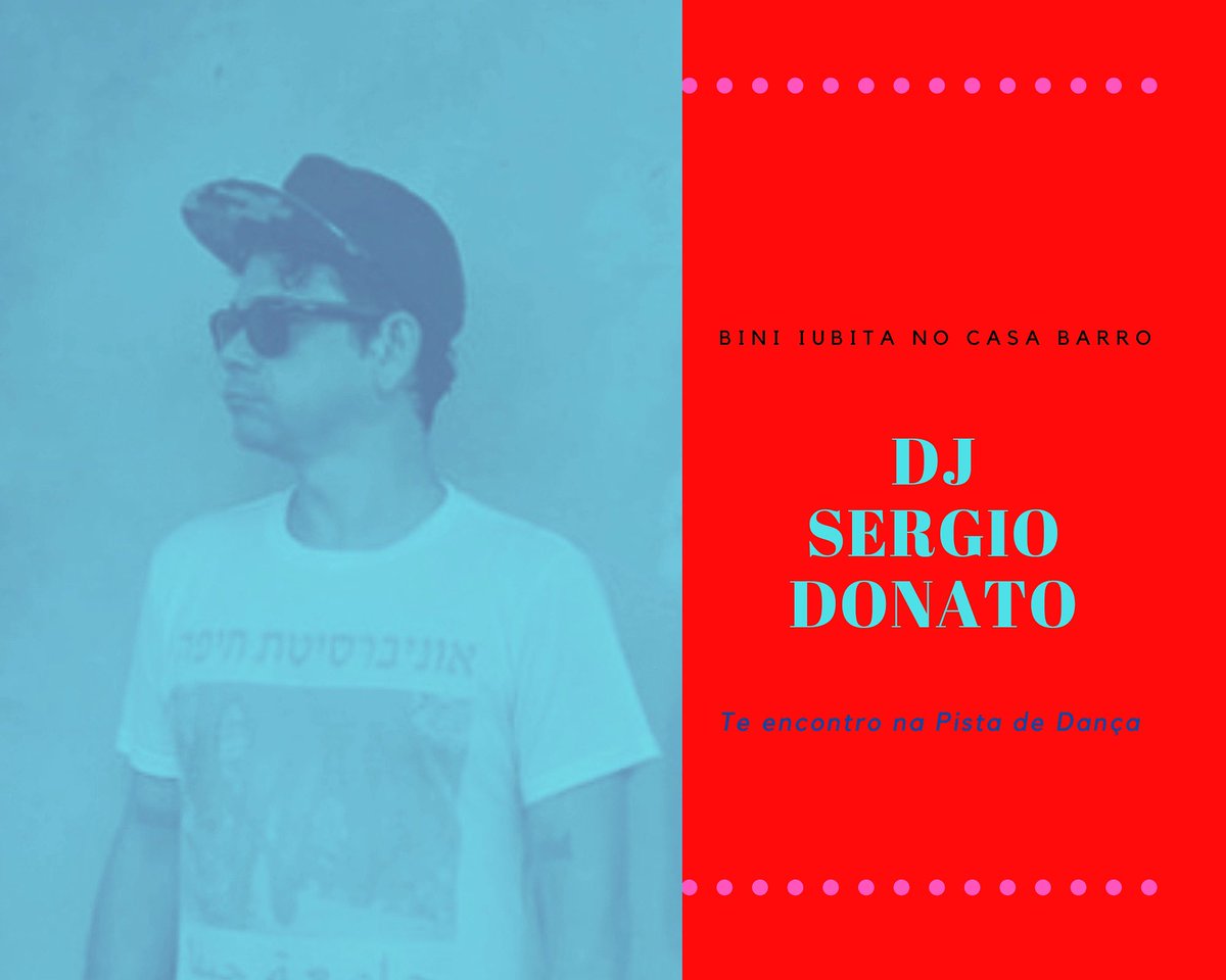jorgimmedeiros1's tweet photo. #bineiubita na @CasaBarroo tem @sergiodonato Te vejo na pista. Ingresso promocional no @Sympla https://t.co/pCn4Vx6oRP