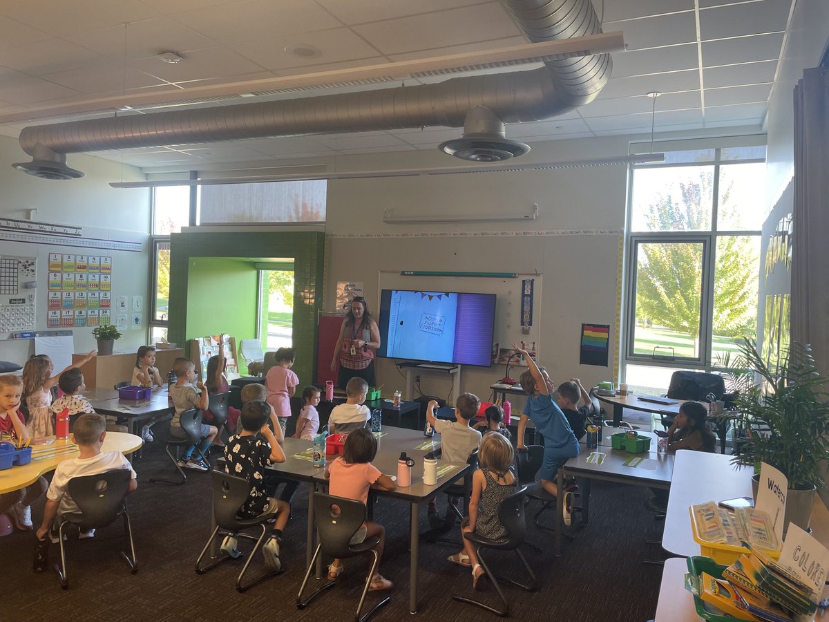 Scenes from our first day of school. What a beautiful day to start our year together!