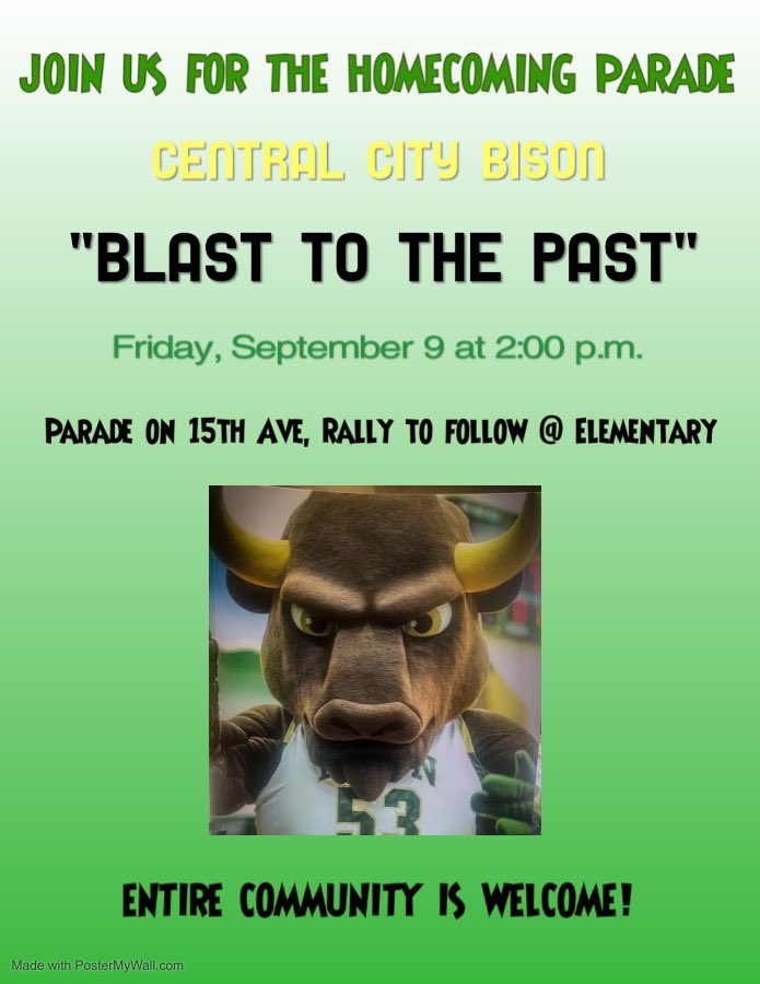 CCLEADERSHIP21's tweet photo. SCHEDULE CHANGE‼️ homecoming parade and pep rally FRIDAY, September 9 https://t.co/RaYi4n3tyF