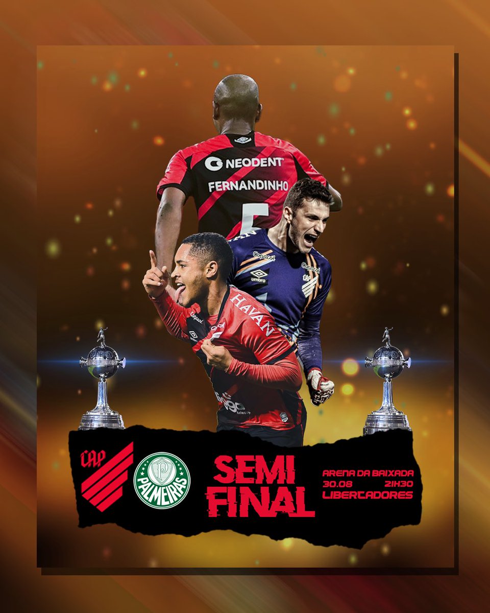 athleitcando's tweet photo. Dia de Furacão!!!
 Após 17 anos, o Athletico disputa uma semifinal de Copa Libertadores!  Hoje as 21:30, com transmissão pelo SBT! #LibertadoresNoSBT https://t.co/kE48MV22O5