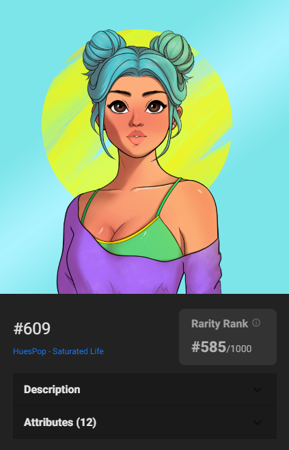 HuesPop NFT - SOLD OUT tweet media