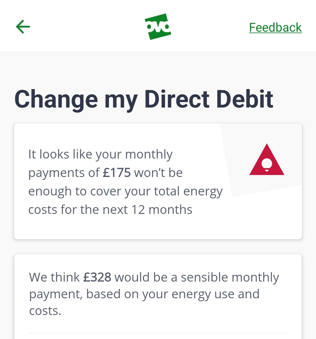 EmilyFH's tweet photo. @OVOEnergy "suggesting" I just casually up my payment to over £300 a month. Wey aye, ney bother babes, I'll just head on over to a rainbow and find a pot of gold to sell. 🙃 https://t.co/LmXRMSzre2