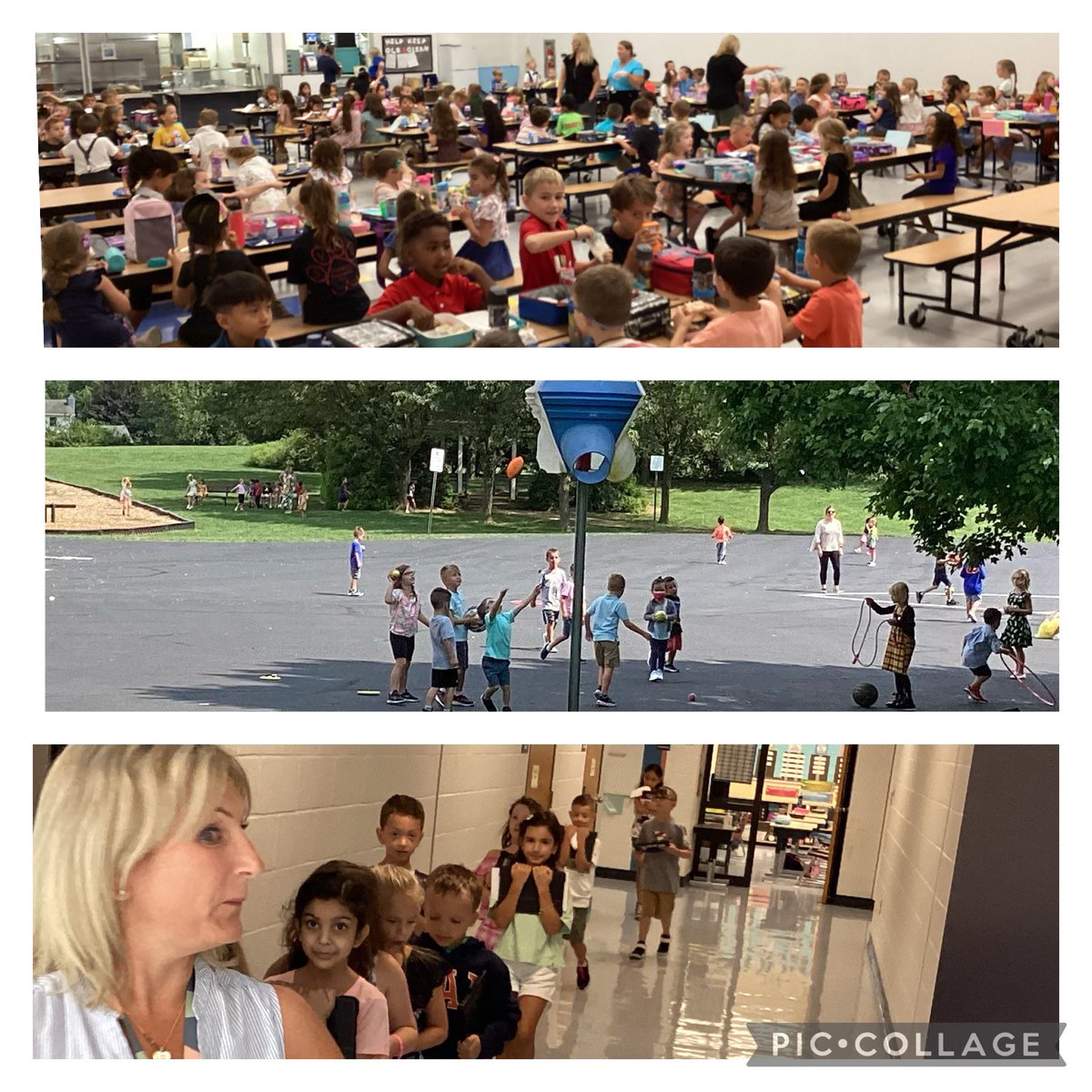 LNESPrincipal's tweet photo. Great Day 1 ! Welcome Back Bulldogs! https://t.co/XkWAbDjqti