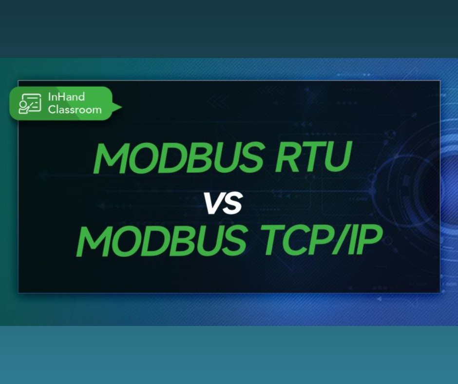 MA_Rugged's tweet image. The essence of #ModbusRTU and #ModbusTCPip is the #Modbus #protocol, and they exchange data by Modbus register address. But what’s the difference between them? Learn more here: bit.ly/3BFRlwd
