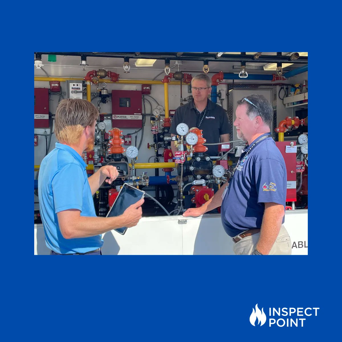 InspectPoint's tweet photo. Drew Slocum, our Chief Strategy Officer, was recently in Ann Arbor, Michigan, offering training on new and emerging technologies to a group of UA training directors. Inspect Point is a key part to moving the industry forward with workflows for #fireprotection. #inspectpoint https://t.co/PHhJ4rhW6Z