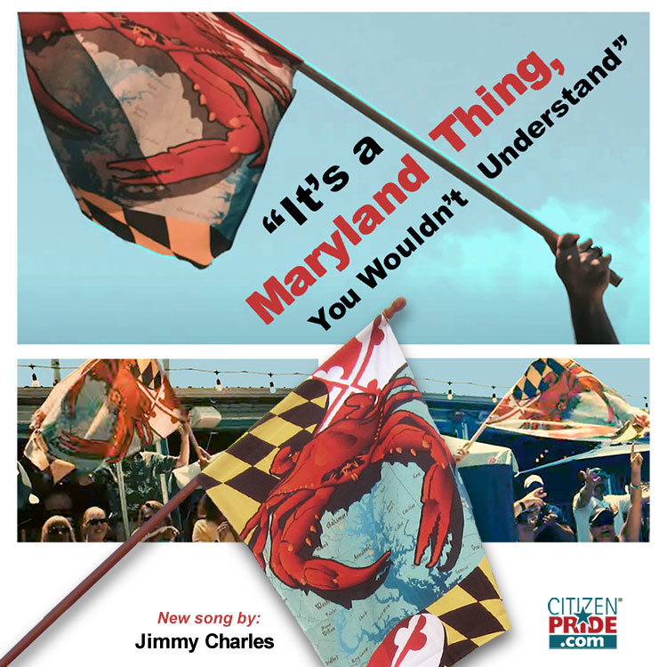 CitizenPride's tweet photo. Exclusive offer for you! Our Citizen Pride, Red Crab flag proudly waves in the new Jimmy Charles video, "It's a Maryland Thing, You Wouldn't Understand." We're offering them for only 10 BUCKS! ~OR~ Try to win a FREE one. DETAILS HERE: *|https://t.co/I7sSVmG9pO|* https://t.co/ZezmRYhwLa