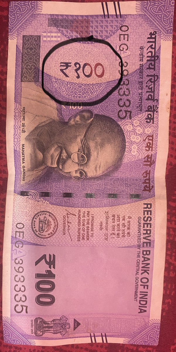 Win_A_KO's tweet photo. Handed over this to a shop keeper assuming it was 200 rupees. Shopkeeper a#asked for another 100. I have to recheck every time I shop. Why this hindi script on currencies? Hindi do not deserve to be there. #hindinumbers #hindi #stopHindiImposition #stophindihegemony https://t.co/LYBKU2y4vh
