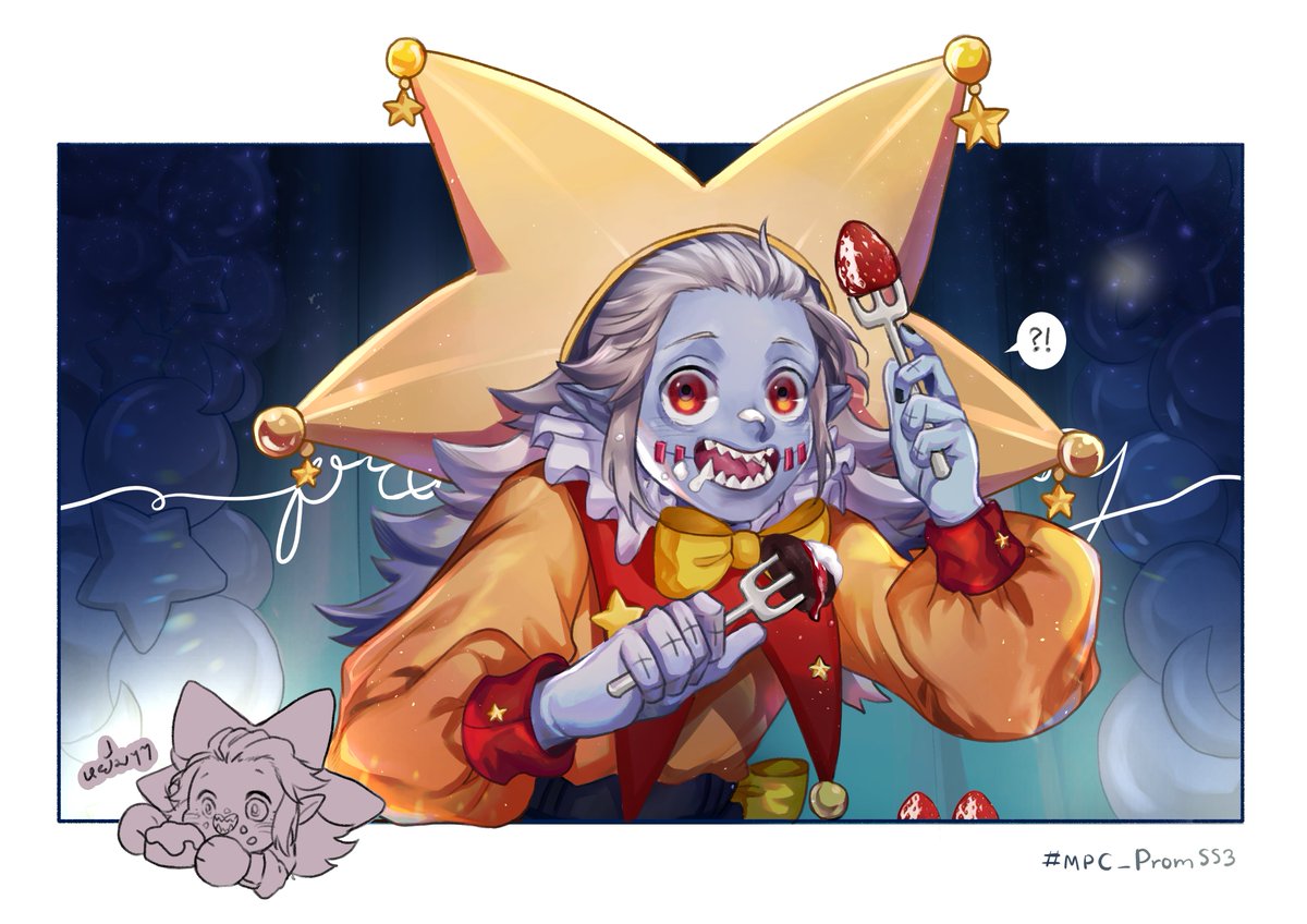 AlmaGal_MPC's tweet image. #MPC_PromSS3 
&quot;!!? เปล่านะ อัลม่าไม่ได้แอบกินอะไรเลย!!&quot;
/หลักฐานเต็มคามือ

(ตามมาแบบสปีดเตี้ยเรี่ยดิน-- แต่ขอพาอัลม่าเข้ามาจอยงานพรอมย้อนหลังด้วยค่ะ 🥺 ตีมคือดาวพร๊อพประกอบฉากงานแต่กลายเป็นว่าเด่นมาก(...))