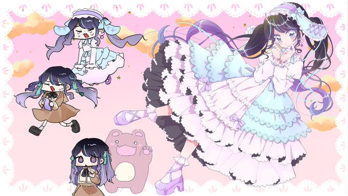 描いていただいた+描いたイラストを一部ご紹介・・・・・・ 
