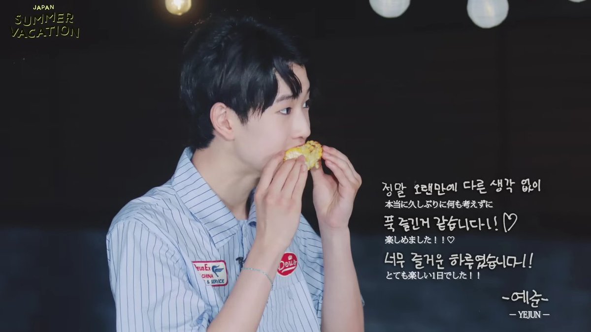 YEJUNPIC's tweet photo. " Its been so long Since I has this much fun without thinking to much ,It was a super fun day! "

#andAUDITION #YEJUN https://t.co/ZSZReX9jS0