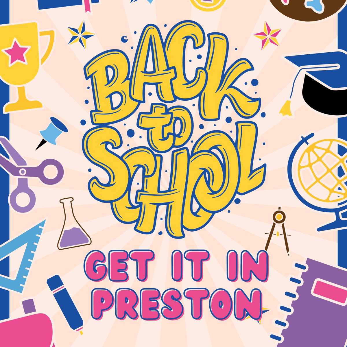 BIDPreston's tweet photo. Whatever is on your #backstoschool list; you can get it in #Preston.

From uniforms to footwear, stationery to sports bags, keep it local. https://t.co/5wgw1ZhmFS