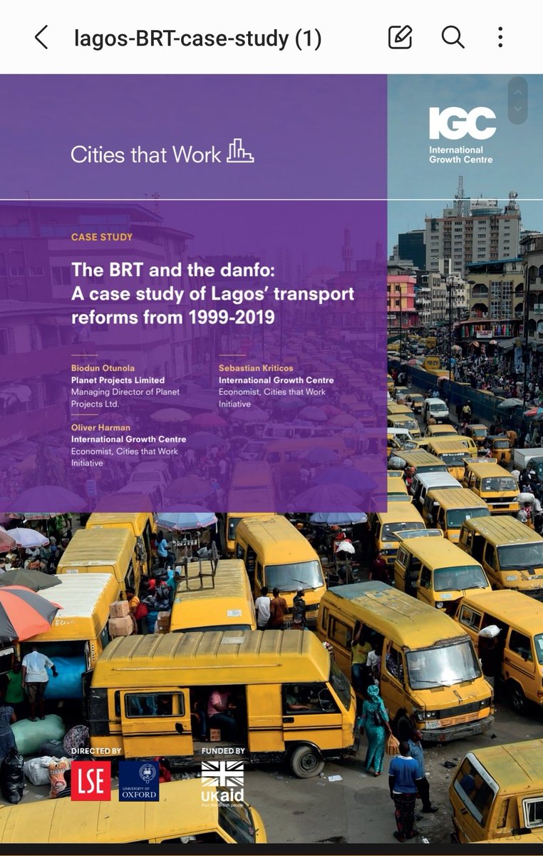 fimiletoks's tweet photo. Read the words highlighted in yellow. Tinubu created a 20 year Strategic Transport Master Plan. 2005 - 2025. In case tou have an opinion, the case study was directed by London School of Economics, Oxford University and funded by UKaids. https://t.co/txHJr7xUhW