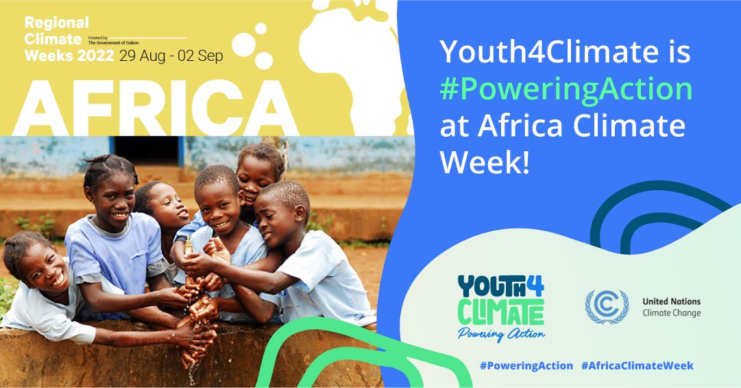 #AfricaClimateWeek 🇬🇦 is underway, and a key #Youth4Climate Affiliated Event is happening Aug. 31-Sep. 1 💪🏿 

This event will launch the #Youth4Capacity program and feature awesome youth-led discussion🗣

unfccc.int/topics/capacit…