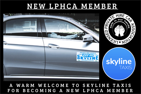 LPHCA's tweet photo. A big and warm welcome to @Skylinetaxis as a new LPHCA Member. Thank you so much to Gavin Sokhi for joining - from the #LPHCA Team! https://t.co/yCMB2LeTrg