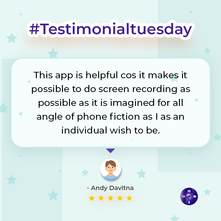 AppScreenRecord's tweet photo. It is our pleasure to get your valuable feedback. Happy to hear that you like our app! We are hoping to continue our relationship in the upcoming years.
#appscreenrecorder #screenrecorder #testimonial  #clientfeedback #happyclient #android #ios #mobileapp #productreview #reviewer https://t.co/17K2QdlydI