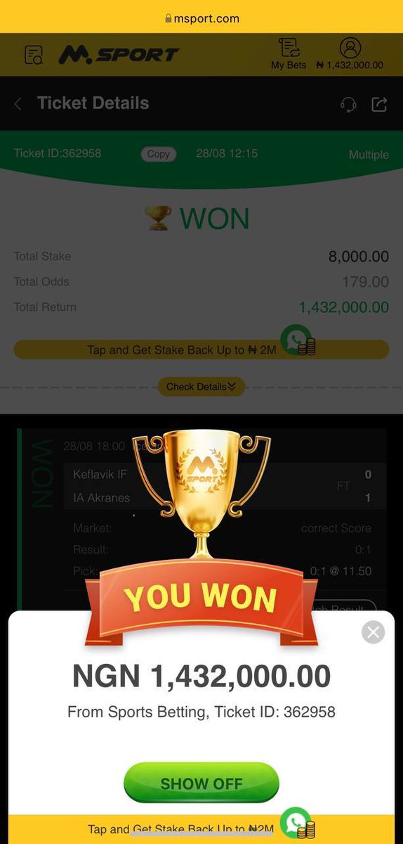 You can't know how happy I am today to be part of the winning team . My business have grown to the extent that I can't lack till I die I swear .<a href="/williamsodds_1/">MR WILLIAMS 100% FIXED MATCHES</a> pls continue with your good work o . We don't want any upgrade in the company that will affect us all. thanks to you SIR