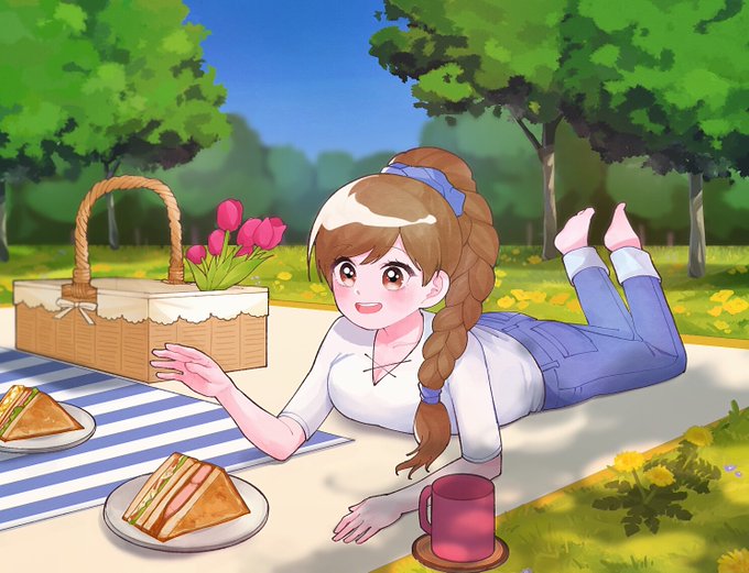 「女の子 サンドイッチ」のTwitter画像/イラスト(新着)｜4ページ目
