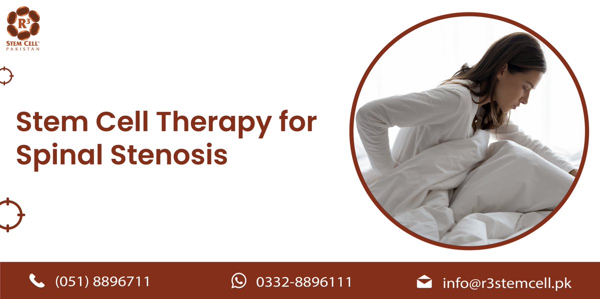 R3StemCellPK's tweet photo. When used in the treatment of spinal stenosis, stem cells can help repair the damage to the injured or degenerated tissue.

Email: info@r3stemcell.pk

#stenosis #scoliosis #spinehealth #herniateddisc #R3StemCellPakistan #StemCells #spinalstenosis #cervicalstenosis #R3StemCell https://t.co/NbG0ztJf3k