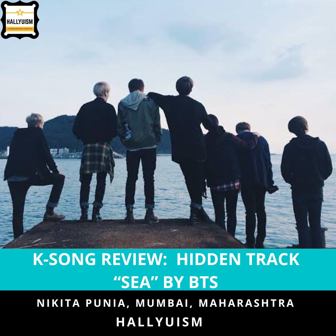 Hallyuism_India's tweet photo. Sea, by BTS, has that very feeling of taking you into a state of flow and, for just a little over five minutes, rendering you feeling lifted. 

Written by: Nikita Punia, Mumbai, Maharashtra 
🔗: https://t.co/5lpVsrizlp https://t.co/otwCcMTOqH