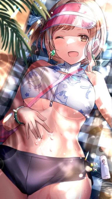 水着楽しいから季節外れになっても描くと思います#今月描いた絵を晒そう 