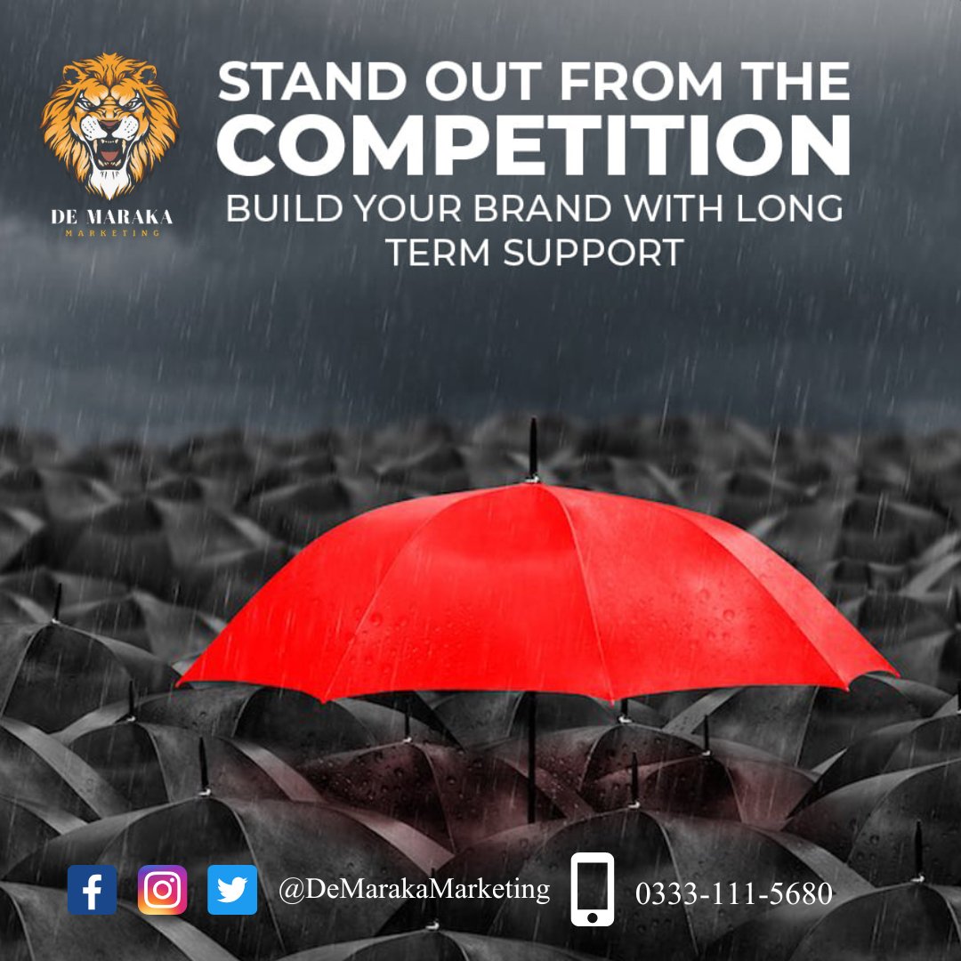 MarakaMarketing's tweet photo. Stand out from the competition build your brand with log team support #demarakamarketing #demarakagrooup https://t.co/W9efQaniUJ