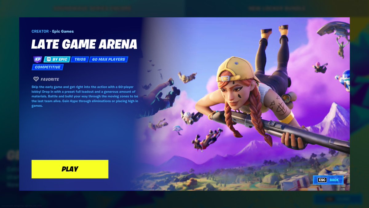 Late Game Arena (Trios) is now LIVE!