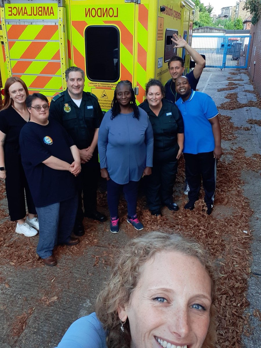 A great day filming with @TheBakedBeanCompany creating our resources for people with a Learning Disability or Autistic people- focusing on increasing understanding and reducing anxiety about what to expect when being supported by the LAS.” 
#reducinghealthinequalities <a href="/AACE_org/">The Association of Ambulance Chief Executives</a>
