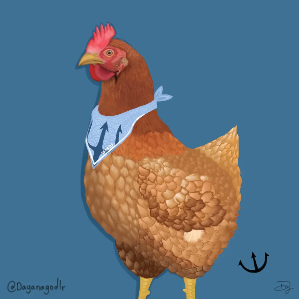 TibiDraws's tweet photo. Seaside pets- Part. 3 Whippy the chicken (≧▽≦) #Seaside #GTARP #nopixelfanart @SimoTTV https://t.co/JybaI74uKc
