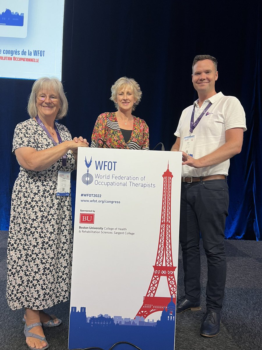 So proud to be supporting #WFOT2022 in Paris. #learning #OccupationalREvolution #occupationaltherapy