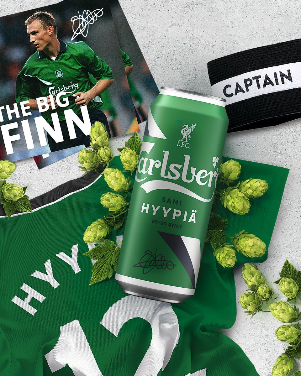 Cheers to the biggest and greatest Finn #SamiHyypia 🍻 #Carlsberg #LFC #YNWA #ForeverFans