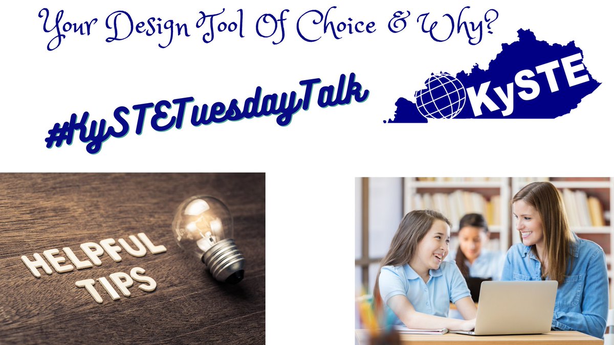 kastk12's tweet photo. It's time for another edition of #KySTETuesdayTalk! Share with us your design tool of choice and why it is your favorite!! #KYDLC #KyLChat #KYTechChat #KYTechs https://t.co/FYNMXusO2a