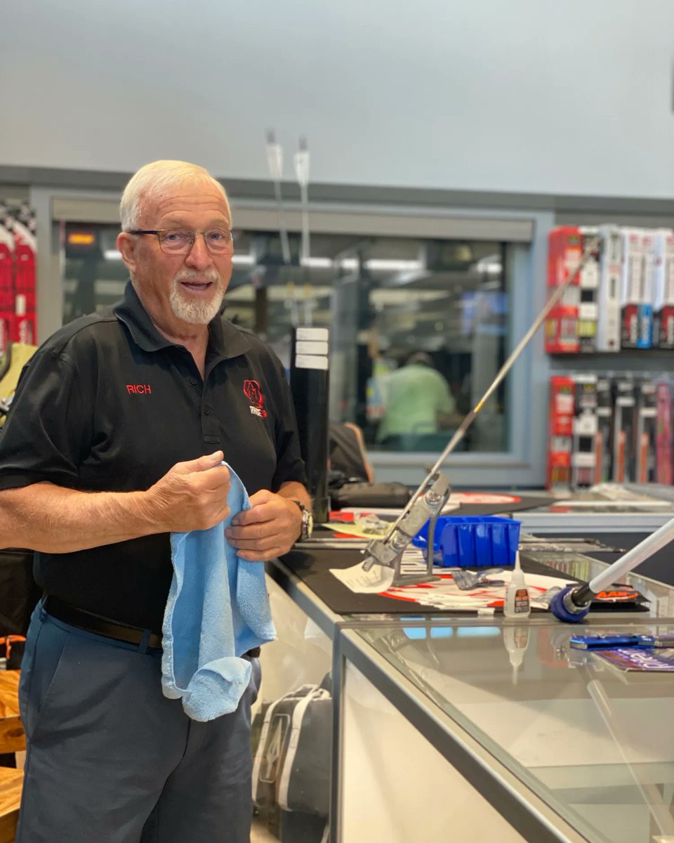 Need your arrows fletched? Come on in and meet the fletch man himself, Rich! #range129