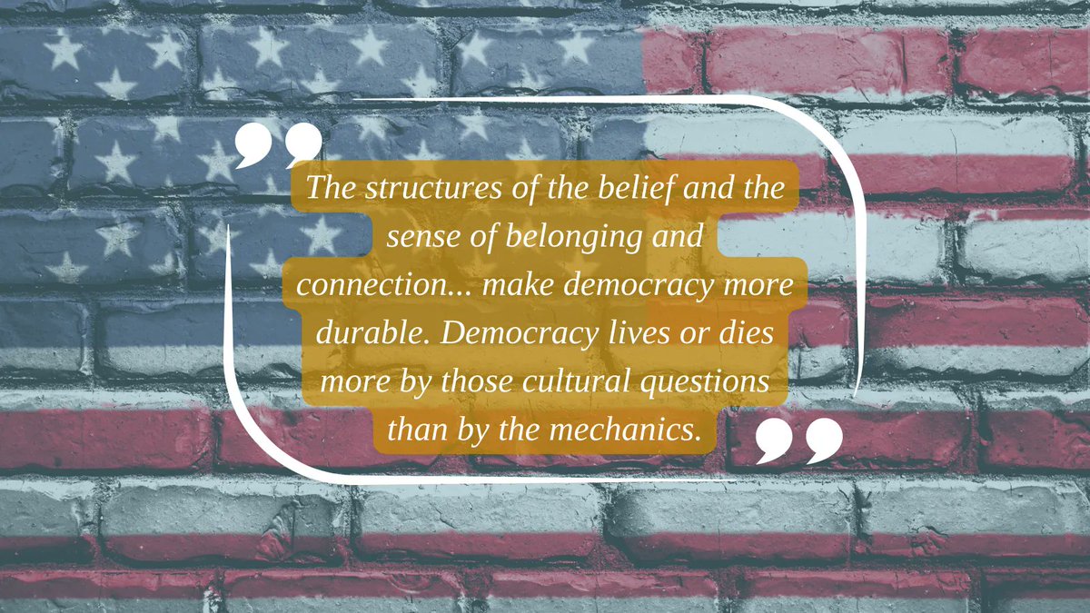 helloCandS's tweet photo. Throughout his career, C&amp;S Fellow Dr. Andrew Perrin has grappled with the question of what people need to know, be, and do to make #democracy work. Here are the 3 core practices he's identified: https://t.co/DolNMqGtUg #CSFellow https://t.co/2zGMhwDep1