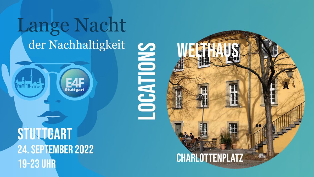 Das <a href="/WelthausStgt/">Welthaus Stuttgart</a> am Charlottenplatz ist nicht nur Lern- und Austauschort für globale Zusammenhänge, sondern auch eine Location der #LangenNachtderNachhaltigkeit am 24.09.22 in #Stuttgart Sehen wir uns dort? Mehr Infos: lndn-stuttgart.de
#LNDN22 #SDG