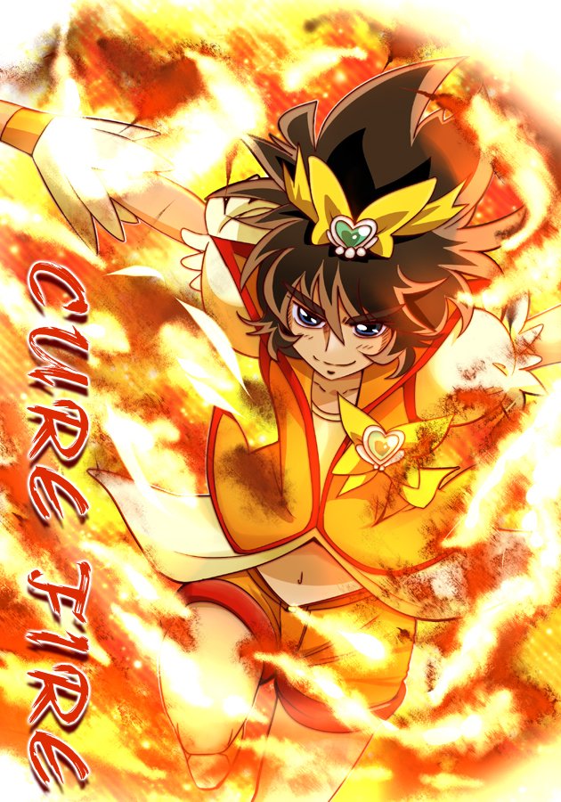 キュアファイヤー。
プリキュアではありません 