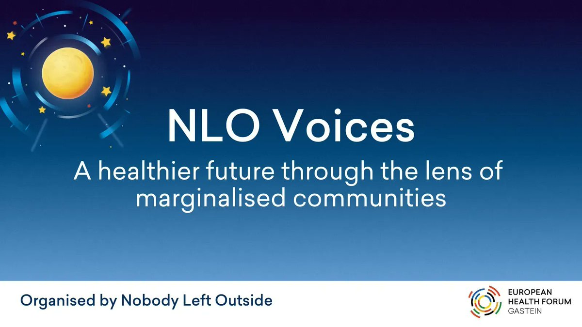 GasteinForum's tweet photo. This year we celebrate 25 years of the #EHFG & 5 years of @Nobody_left_out!
We are happy to continue the collaboration and look forward to hearing the voices of marginalised communities at #EHFG2022. Join #NLOVoices on Sept 27 & 28 from 18:45👉https://t.co/tz2wjLEAhf
#NLOatEHFG https://t.co/Ef6eTAfInA
