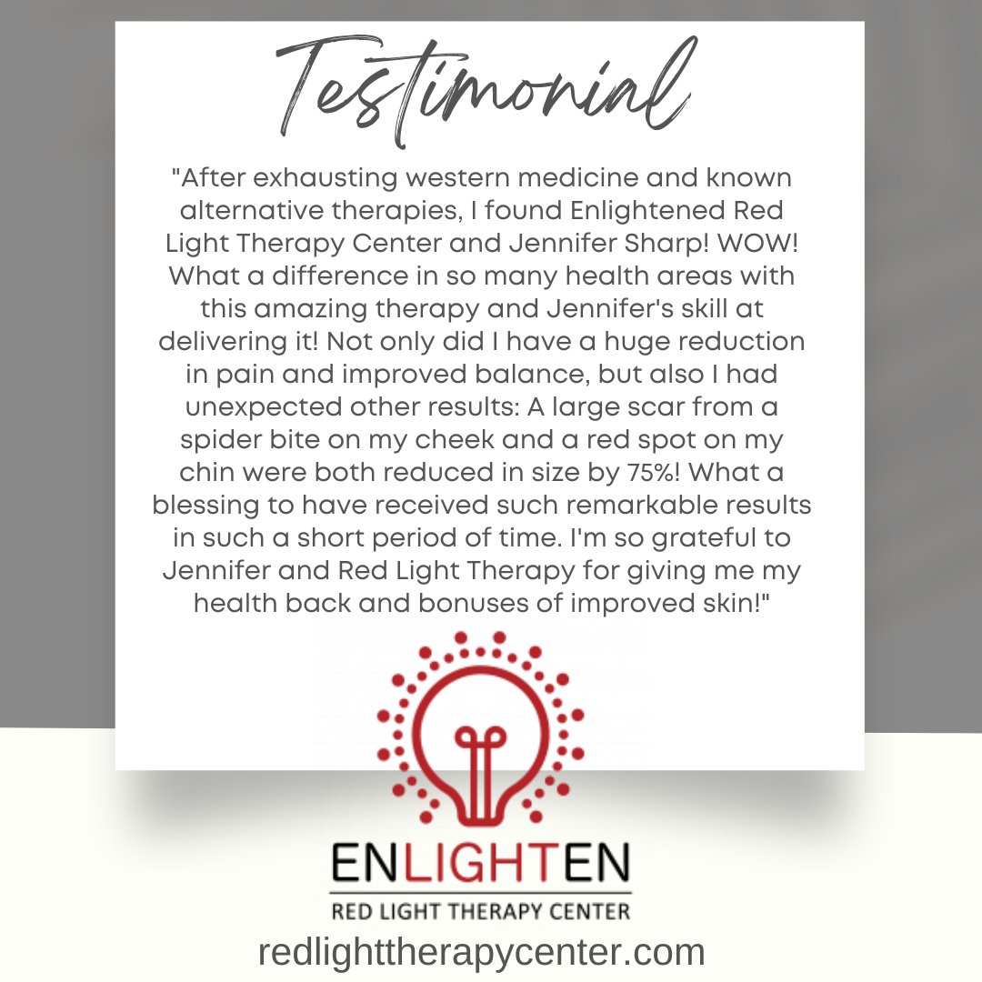 Enlighten Red Light Therapy Center on Twitter "We love hearing from