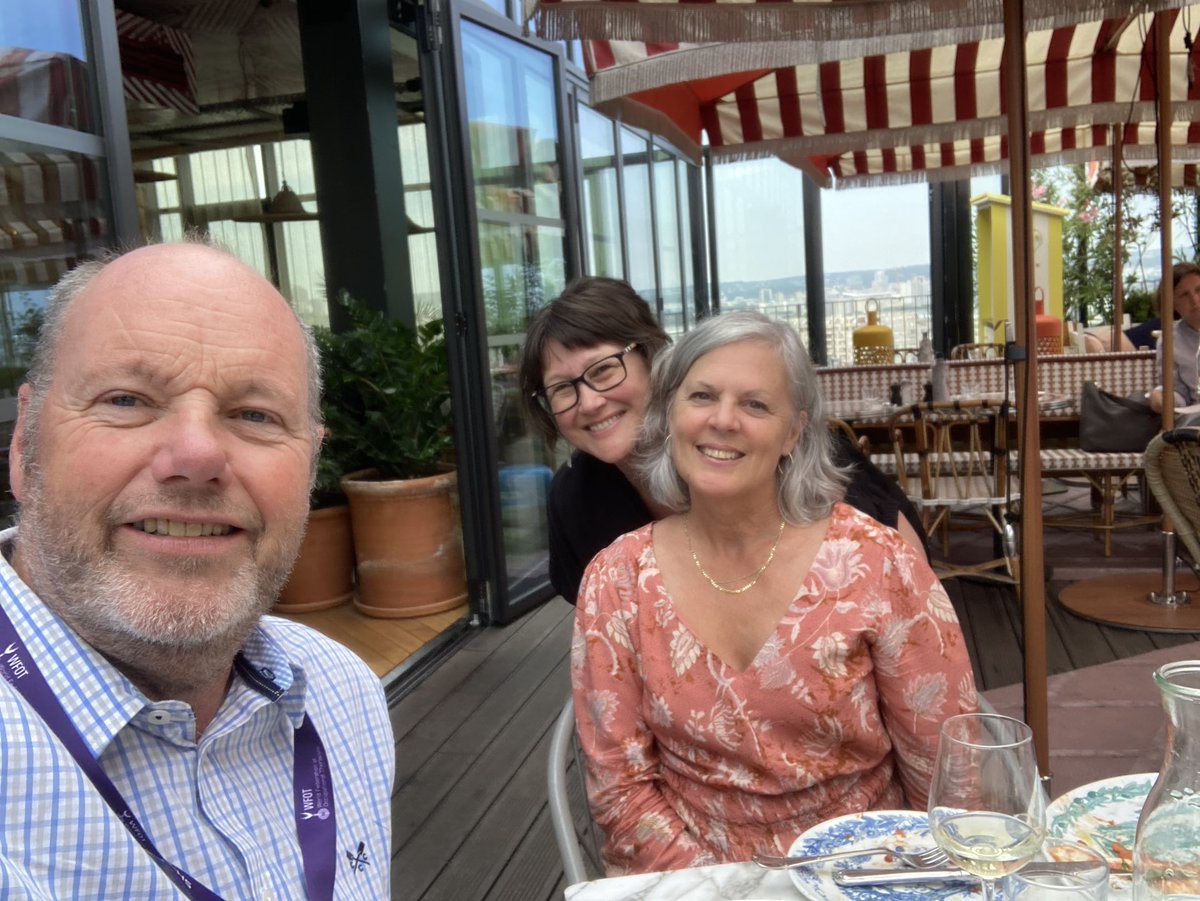 helene_sabourin's tweet photo. So nice to finally meet in person ⁦@SamHunterCEO⁩ ⁦@SteveGFord⁩ ⁦@CAOT_ACE⁩ ⁦@thewfot⁩ #wfot 2022 https://t.co/gGfGKd7vA0