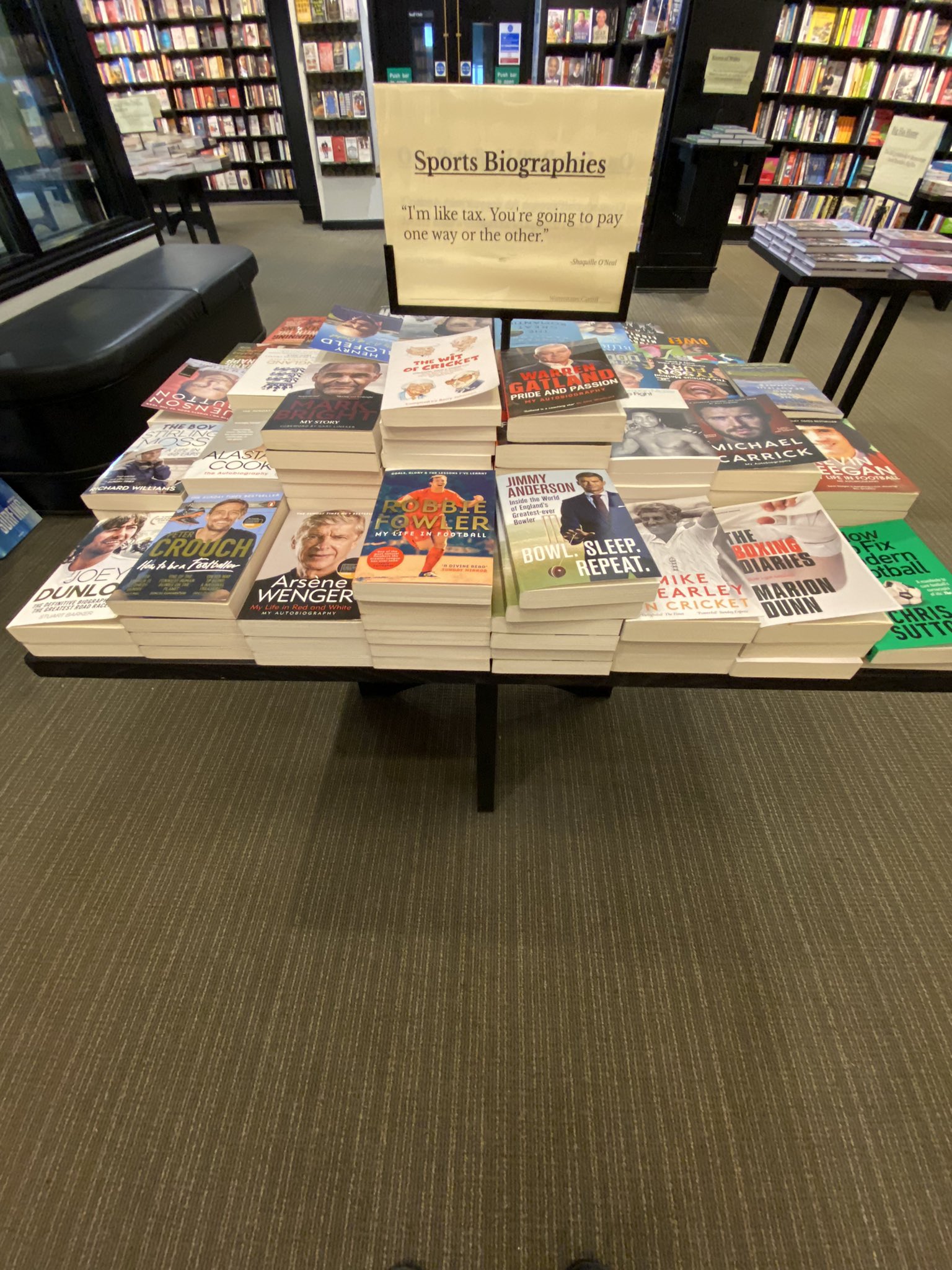 Waterstones Cardiff on Twitter "funnyface86 I have, however, passed