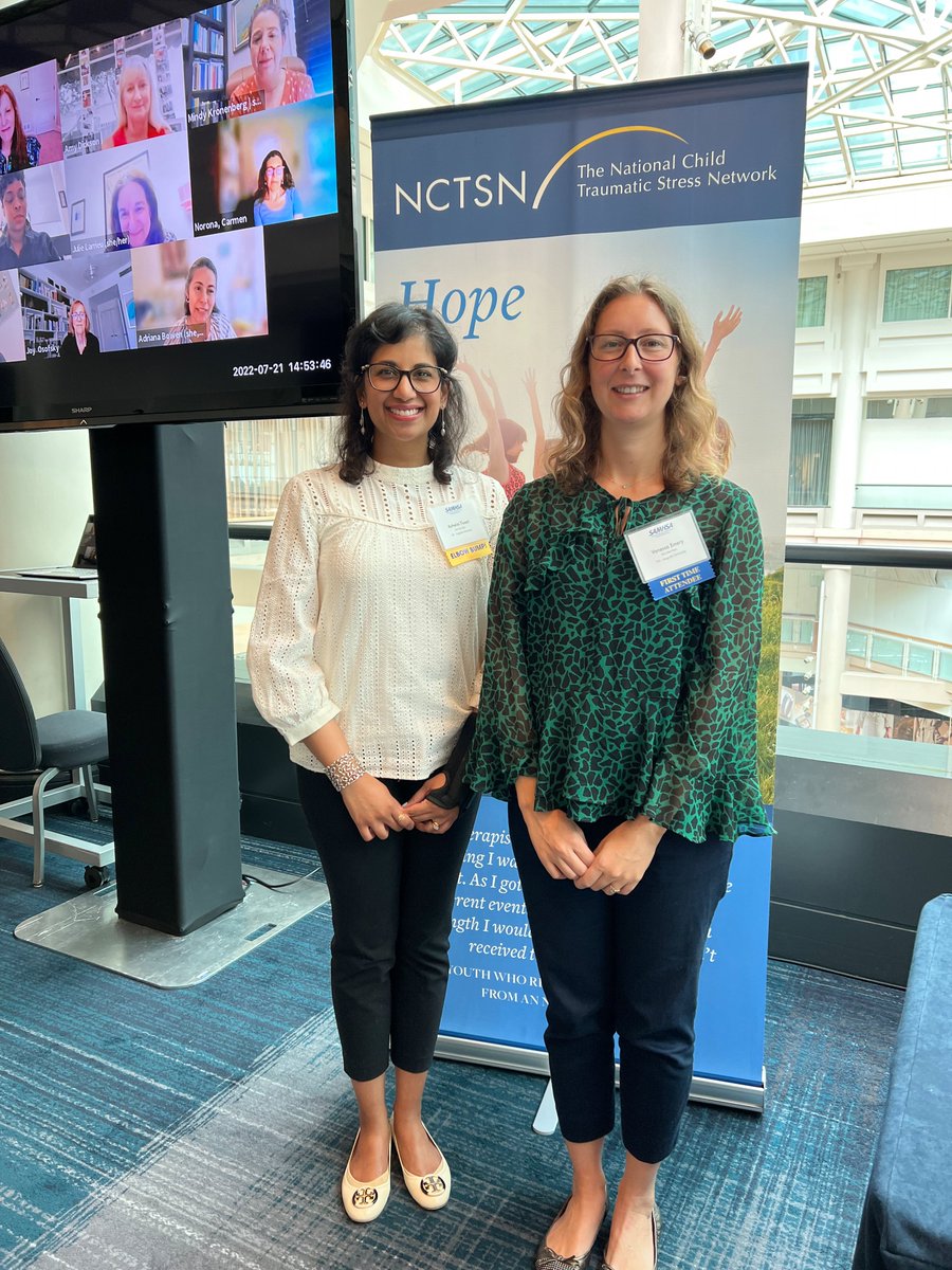 bstronglab's tweet photo. Our lab PI @ATiwariPhD and one of our amazing lab members Vanessa Emery represented our @nctsn funded SUPRSTART Project at the NCTSN 2022 Conference! #ANC2022 #nctsn #SUPRSTART https://t.co/bxVyst4FiE